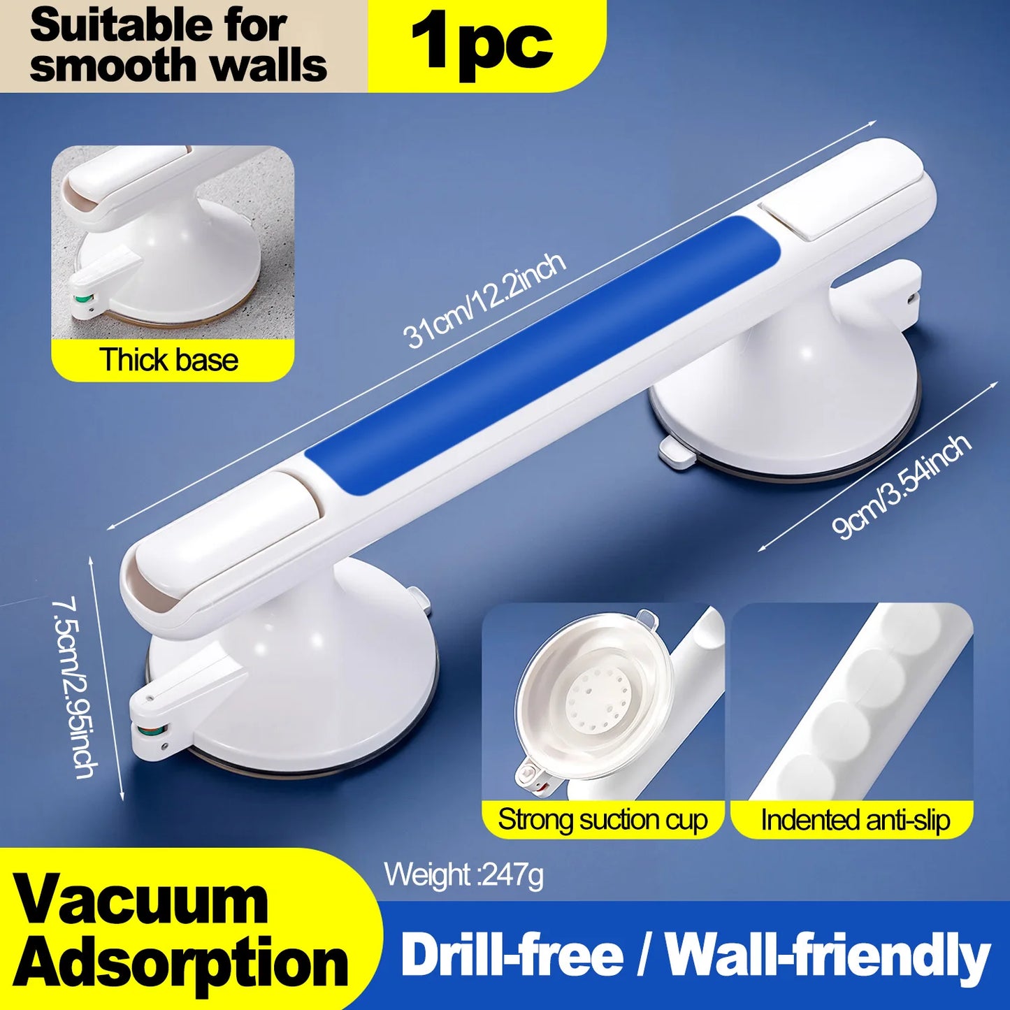 The SecureGrip Bathroom Handle™