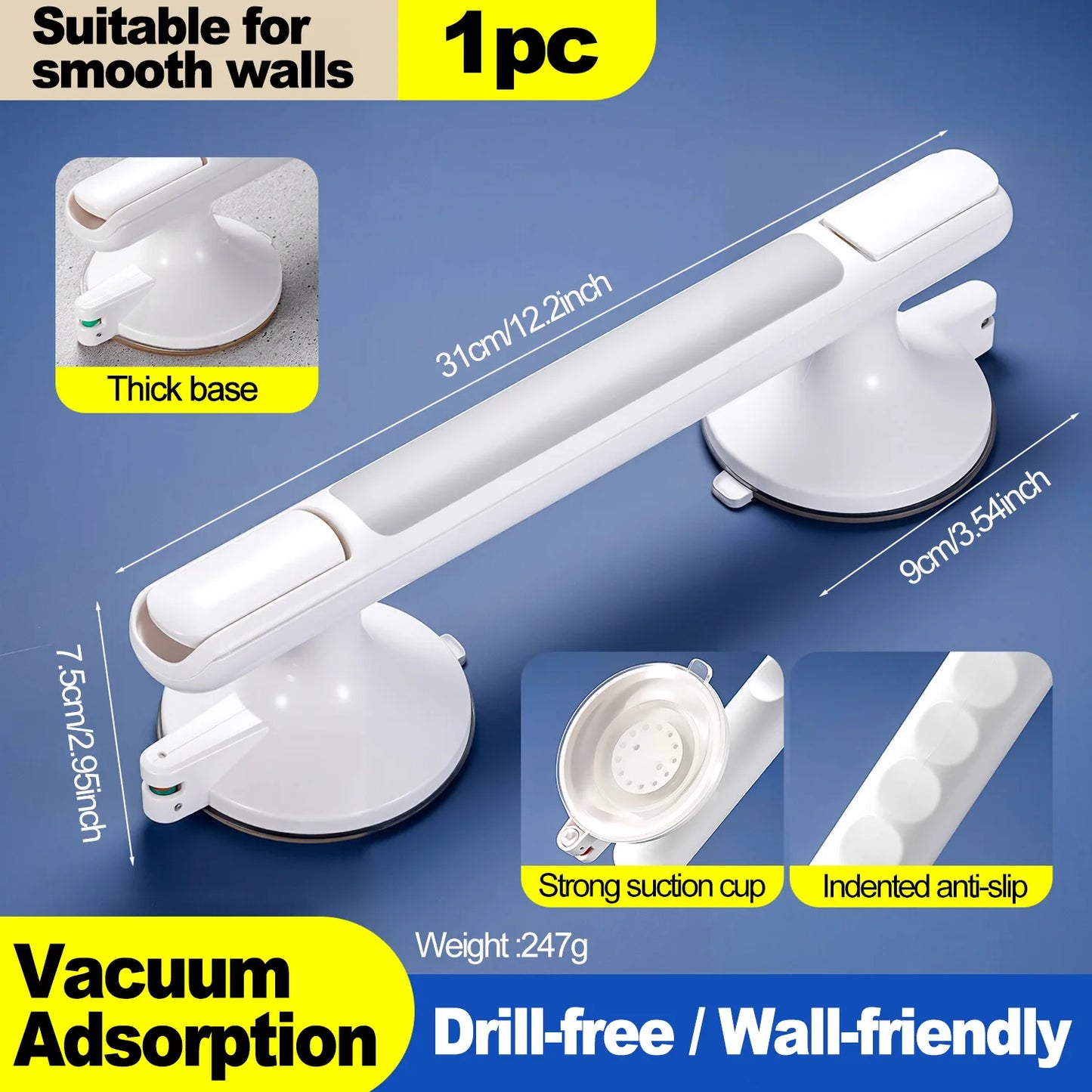 The SecureGrip Bathroom Handle™